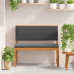 Bancă De Grădină  Cu Perne 100X50X91 Cm Lemn Solid De Acacia