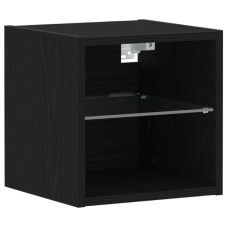 Cabinet Pentru Tv Led Stejar Negru 30X28,5X30 Cm Lemn Tehnologic