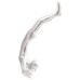 Sculptură Argintie 22X8X25 Cm Aluminiu Omul Căzător