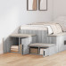 Cabinet De Depozitare  Gri Sonoma 127X41X40 Cm Lemn Compozit