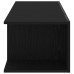 Cabina Tv  Cu Lumini Led, Stejar Negru, 90X39X30 Cm, Lemn Prelucrat