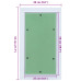Panou De Acces  Cu Cadru Din Aluminiu Și Placaj De Ghips 250X500 Mm