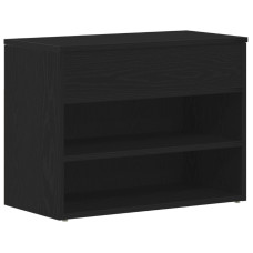 Bancă De Hol  Negru Stejar 60X30X45 Cm Lemn Prelucrat