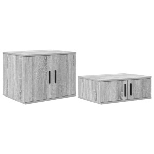 Cabinet De Depozitare  Gri Sonoma 127X41X40 Cm Lemn Compozit