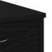 Birou  Negru Stejar 80X40X75 Cm Lemn Compus