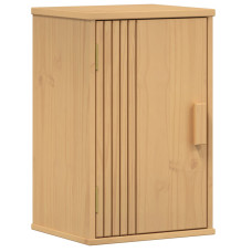 Cabinet De Baie  35X30X55 Cm Lemn Masiv De Pin