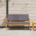 Bancă De Grădină  Cu Perne 115X70X72 Cm Lemn Solid De Acacia