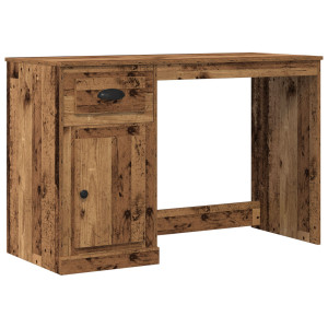 Birou  Cu Spațiu De Stocare Din Lemn Vechi 50X115X75 Cm Din Lemn Stratificat