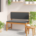 Bancă De Grădină  Cu Perne 100X50X91 Cm Lemn Solid De Acacia