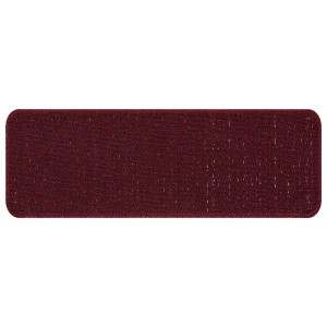 Covoare Pentru Trepte  Cu Spate Din Latex Bordeaux 25X60 Cm