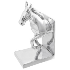 Suporturi Pentru Cărți  2 Buc Argintiu 11X14X25 Cm Aluminiu Cal