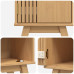 Cabinet De Baie  Maro 35X30X159 Cm Din Lemn De Pin Masiv