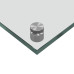 Backsplash Pentru Bucătărie Transparent 110X50X0,6 Cm Din Sticlă Securizată