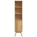 Cabinet De Baie  Maro 35X30X159 Cm Din Lemn De Pin Masiv