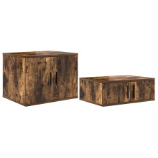 Cabinet De Depozitare  Stejar Afumat 127X41X40 Cm Lemn Prelucrat