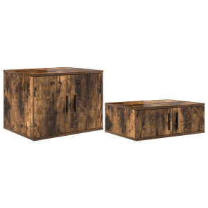 Cabinet De Depozitare  Stejar Afumat 127X41X40 Cm Lemn Prelucrat