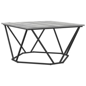 Gri Sonoma Lemn Prelucrat, Metal Medie Modern Masă De Cafea