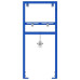 Accesorii Baie  Montați Albastru Metal 50 X 17.5 X 136 Cm Durabil