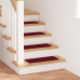 Covoare Pentru Trepte  Cu Spate Din Latex Bordeaux 25X60 Cm