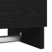 Dulap  Negru Stejar 100X32,5X35 Cm Lemn Prelucrat