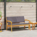 Bancă De Grădină  Cu Perne 115X70X72 Cm Lemn Solid De Acacia