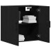 Armarium  Negru Stejar 60X31X60 Cm Lemn Prelucrat