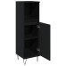 Cabinet De Baie Negru Stejar 30X30X100 Cm Lemn Prelucrat
