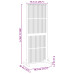 Ecran De Intimitate  Indoor/Outdoor 200 Cm Din Lemn De Acacia Solid