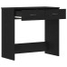 Birou  Negru Stejar 80X40X75 Cm Lemn Compus