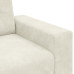 Canapea 3 Locuri  Crem 180 Cm Catifea