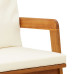 Bancă De Grădină Cu Perne 115X65X71 Cm Lemn Solid De Acacia