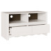 Cabinet Tv ""Drammen"" Alb 99X43X55 Cm Lemn Solid Pin