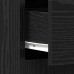 Cabinet De Baie  Negru Stejar 60X33X80 Cm Din Lemn Compus