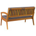 Bancă De Grădină  Cu Perne 115X70X72 Cm Lemn Solid De Acacia