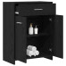 Cabinet De Baie  Negru Stejar 60X33X80 Cm Din Lemn Compus