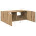 Cabinet De Perete Pentru Tv Cu Lumini Led Stejar Artisan 80X35X31 Cm