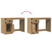 Birou  Cu Depozit Artisan Oak 50X115X75 Cm Lemn Prelucrat