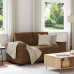 Canapea 2D  Maro 120 Cm Din Piele Eco