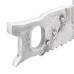 Suporturi Pentru Cărți  2 Buc Argintii 11X14X17,5 Cm Aluminiu Saw