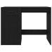 Birou  Negru Stejar 100X49X75 Cm Lemn Prelucrat