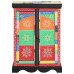 Masă Consolă  Multicolor 50X30X75 Cm Din Lemn De Mango