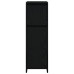 Cabinet De Baie  Negru Stejar 30X30X95 Cm Lemn Prelucrat