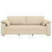 Canapea 3 Locuri  Crem 178 Cm Material
