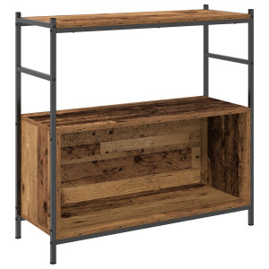 Bibliotecă  Stejar Afumat 80X30X78,5 Cm Lemn Stratificat