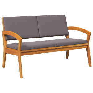 Bancă De Grădină  Cu Perne 115X70X72 Cm Lemn Solid De Acacia
