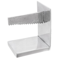 Suporturi Pentru Cărți  2 Buc Argintii 11X14X17,5 Cm Aluminiu Saw