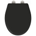 Capac Pentru Toaletă Cu Eliberare Rapidă  Cu Închidere Lentă Duroplast Negru