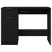 Birou  Negru Din Stejar - 100X50X75 Cm - Fabricat Din Lemn Prelucrat