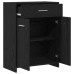 Cabinet De Baie  Negru Stejar 60X33X80 Cm Din Lemn Compus