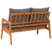 Bancă De Grădină  Cu Perne 115X65X71 Cm Lemn Solid De Acacia